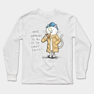 Dapper Cat - Hacky sacks Long Sleeve T-Shirt